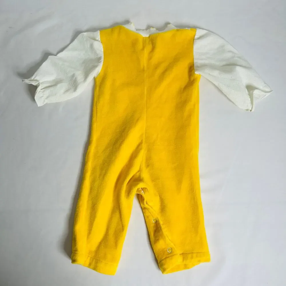 Vintage Yellow and White Kids Romper - Picture 7 of 7